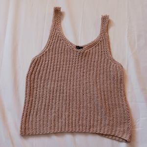 Knitted tank top